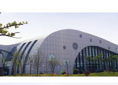 郏县会议中心外景网架工程